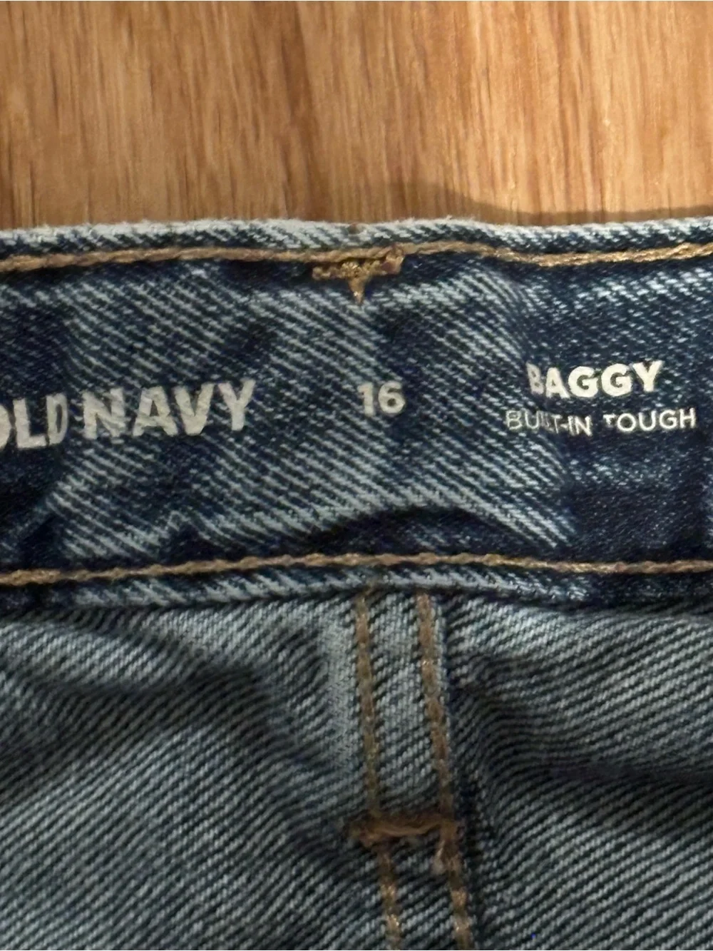 Old Navy Kids Dark Blue Baggy Jeans size 16